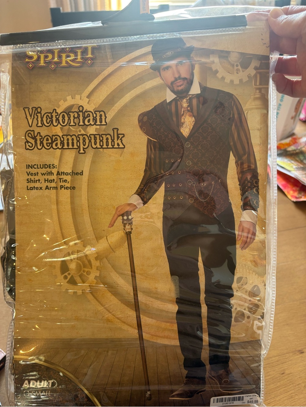 Spirit Victorian Steampunk Outfit - Brown & Gold